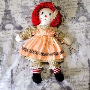 Rare VTG Ann & Andy ♡ Raggedy 24" x 1.5 of her hair length, handmade